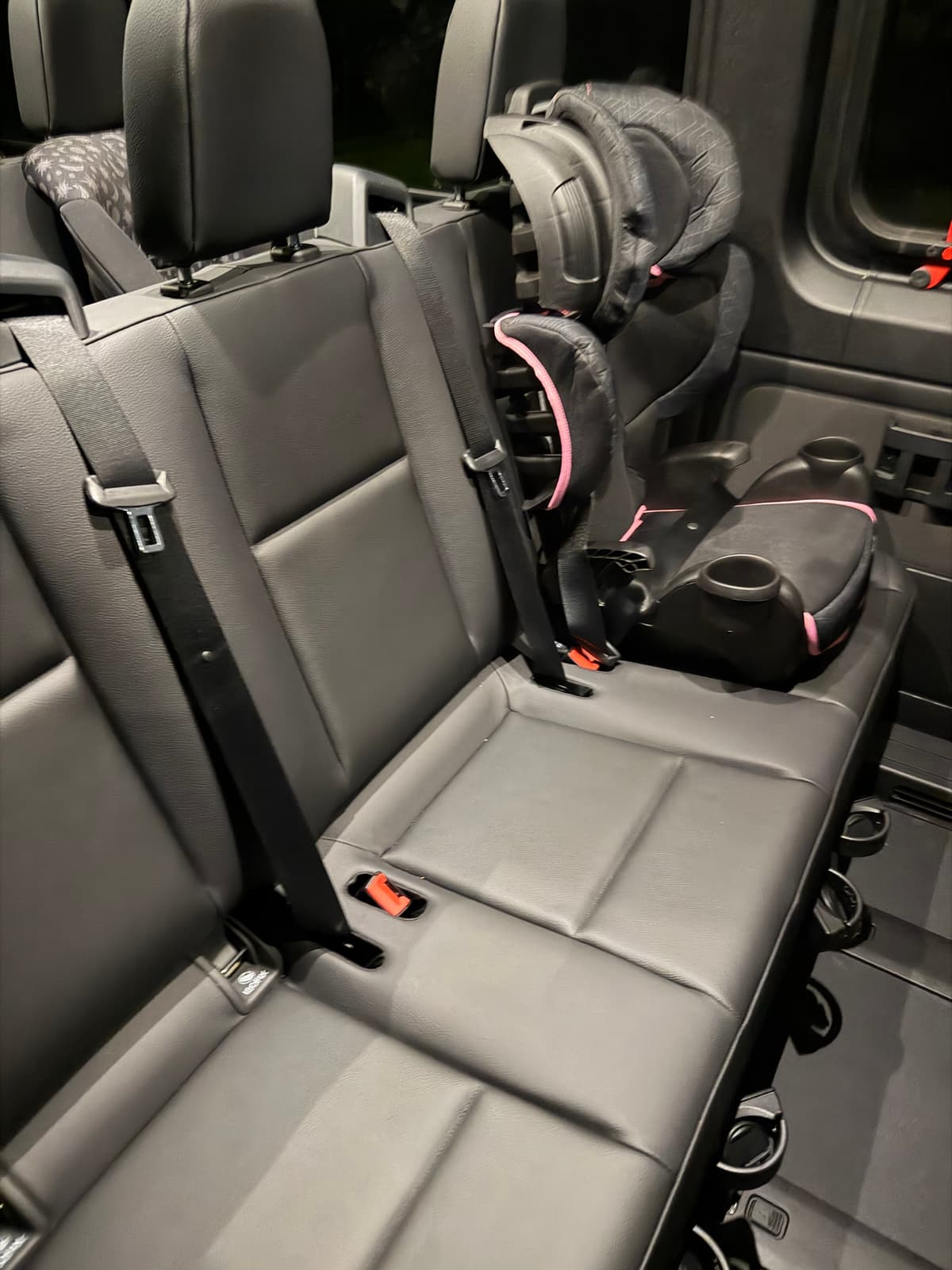 Child safety seat for transport from Orlando Airport to Disney